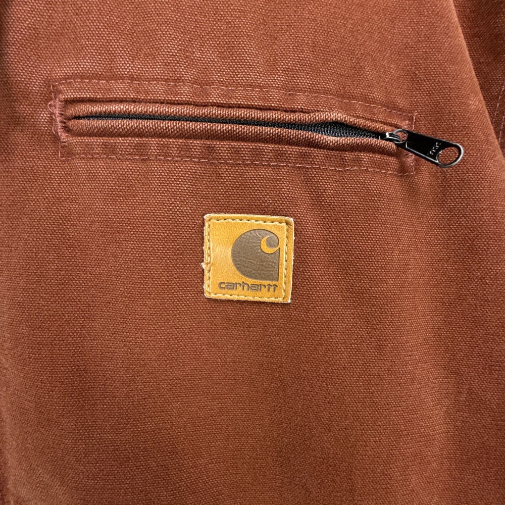 Carhartt Sierra Jacket Sherpa Lined Mens XL J141 CLY Clay - Picture 9 of 14